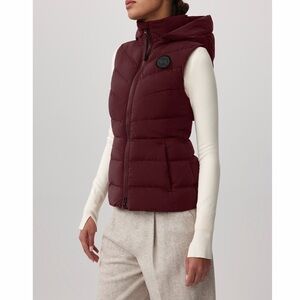 Canada Goose Burgundy Puffer Vest
